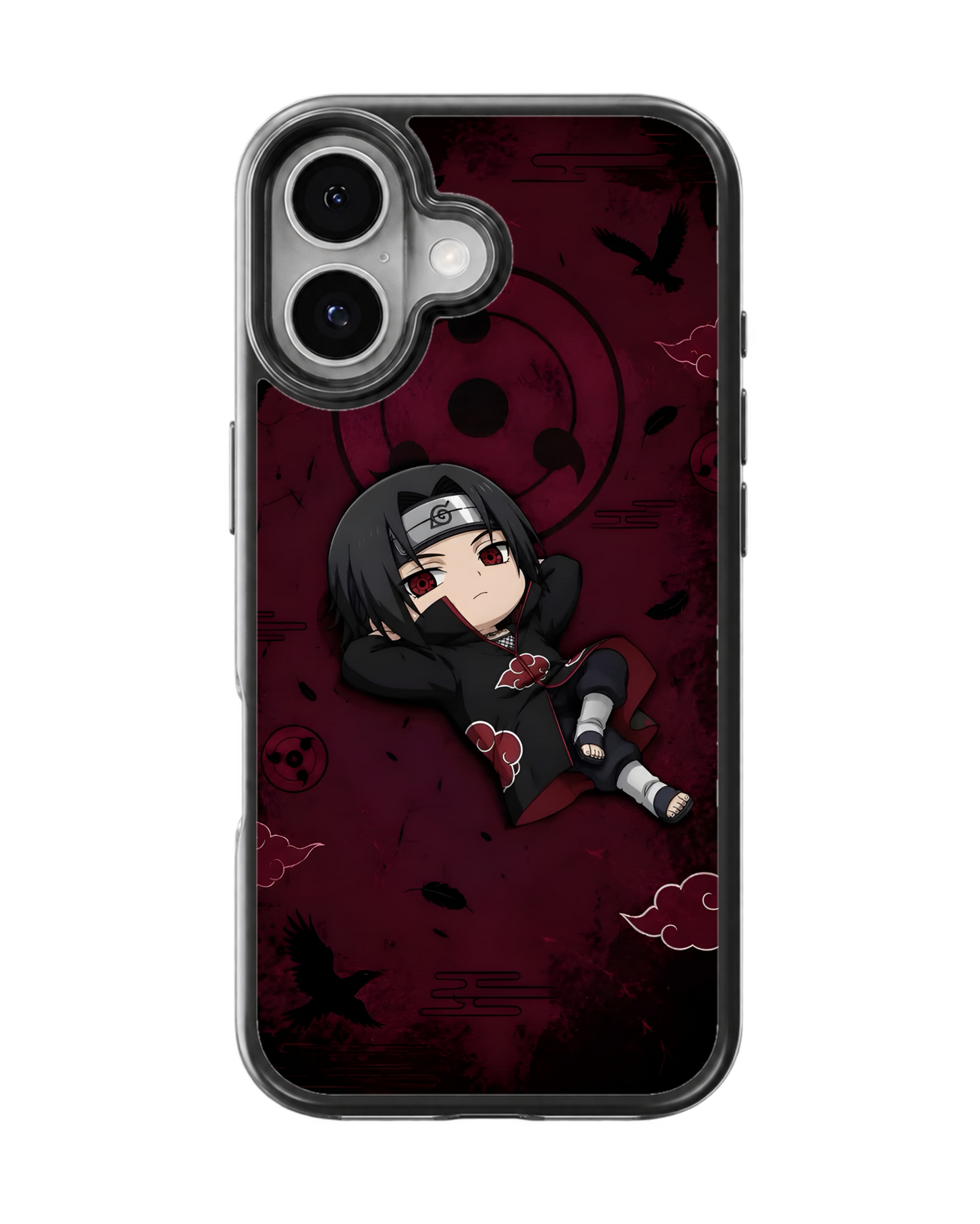 Itachi Chibi Character Theme Glass Phone Covr