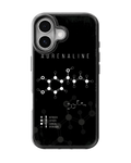 Adrenaline Molecule Chemistry Premium Glass Phone Covr