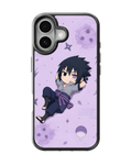 Sasuke Chibi Character Theme Glass Phone Covr