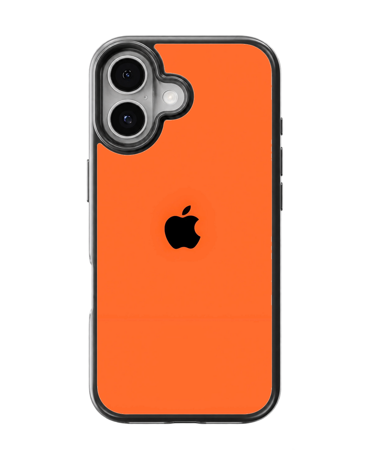 Orange Bite – Minimalist Orange Premium Glass Phone Covr