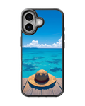 Monkey D Luffy Hat Theme Glass Phone Covr