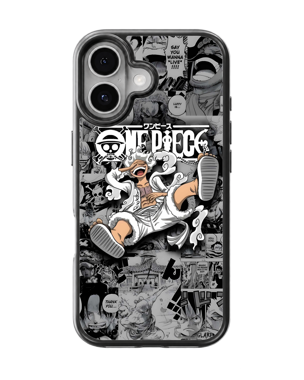 Monkey D. Luffy One Piece Theme Glass Phone Covr
