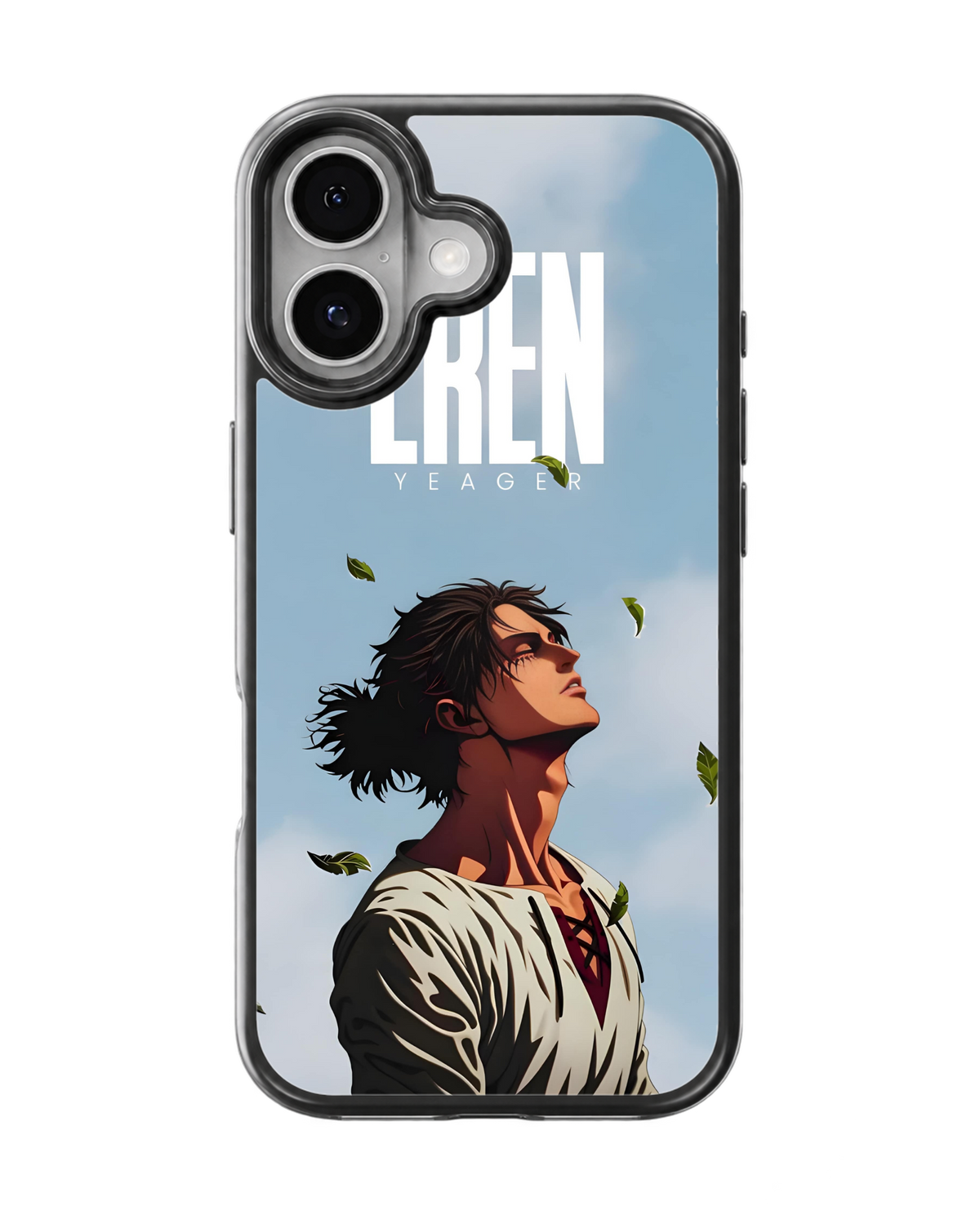 Eren Yeager AOT Theme Glass Phone Covr