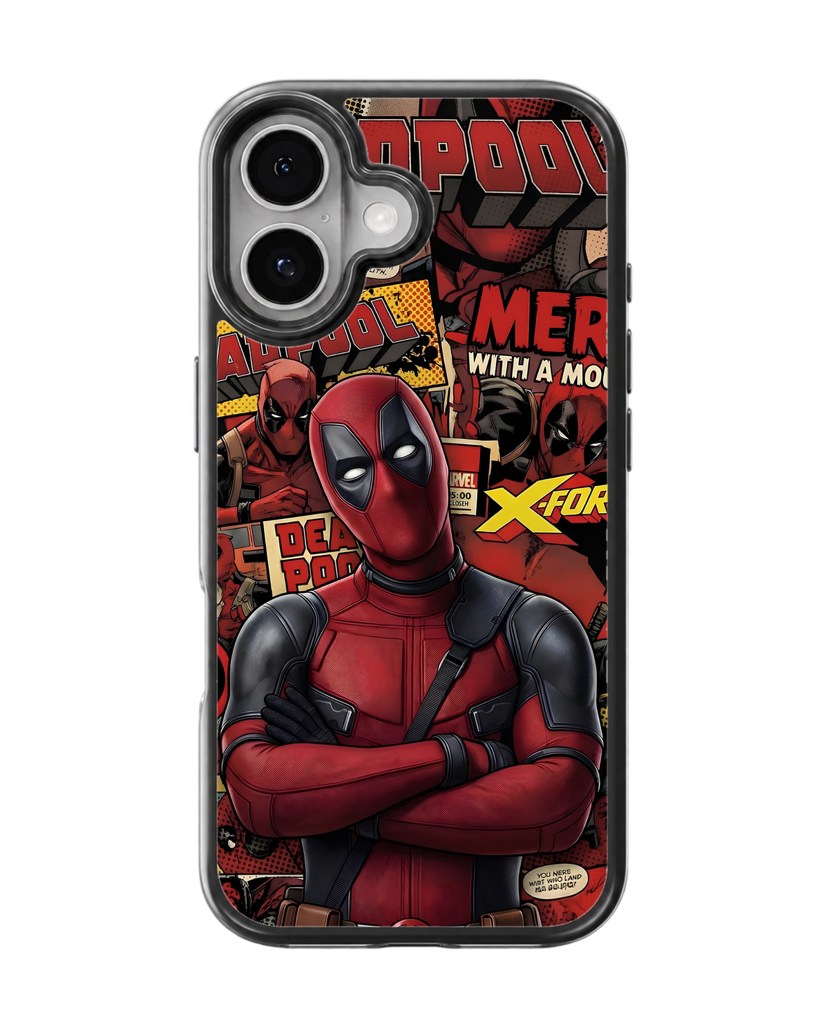Deadpool Comic Pop Art Premium Glass Covr