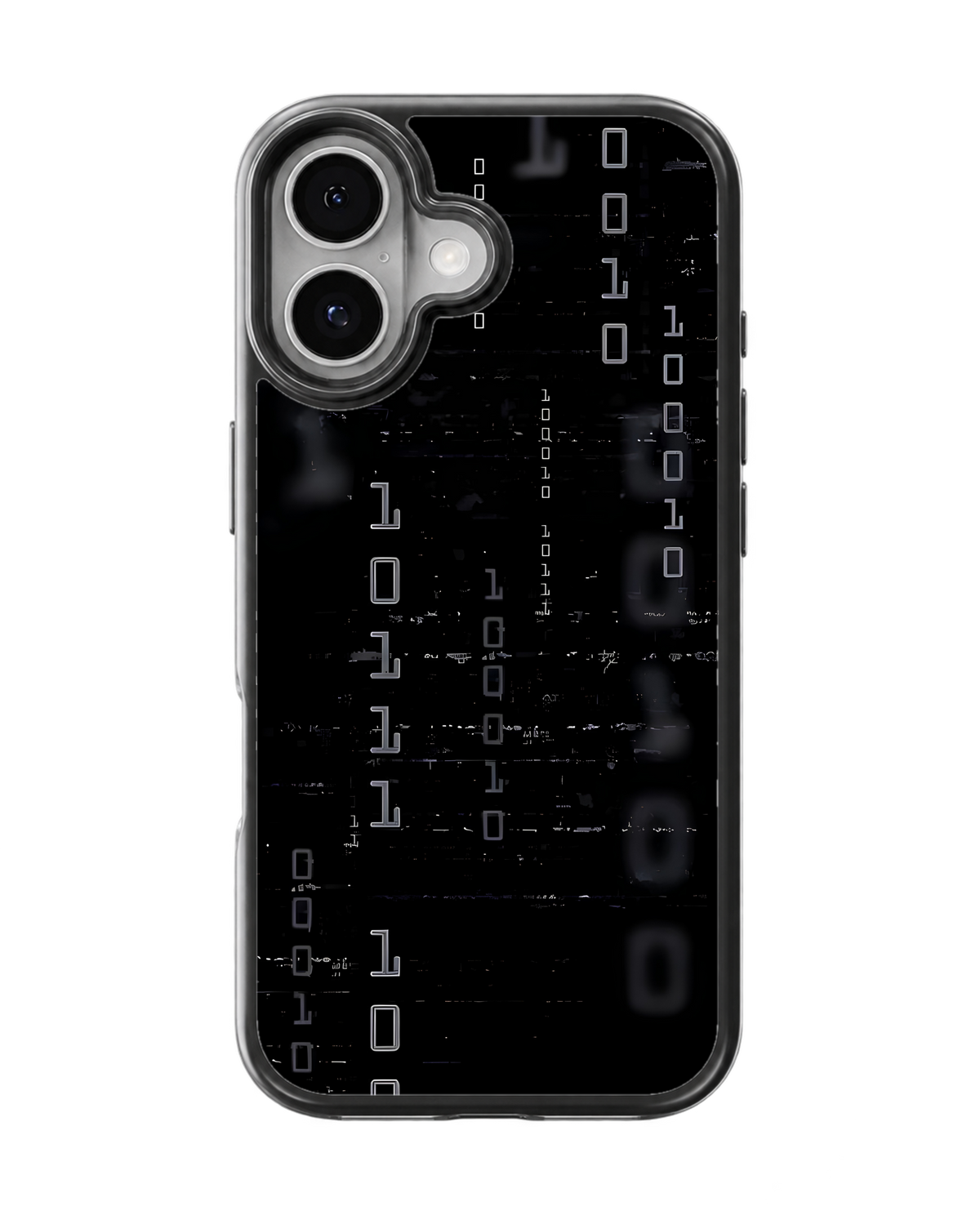 Binary Code Cyberpunk Premium Glass Phone Covr