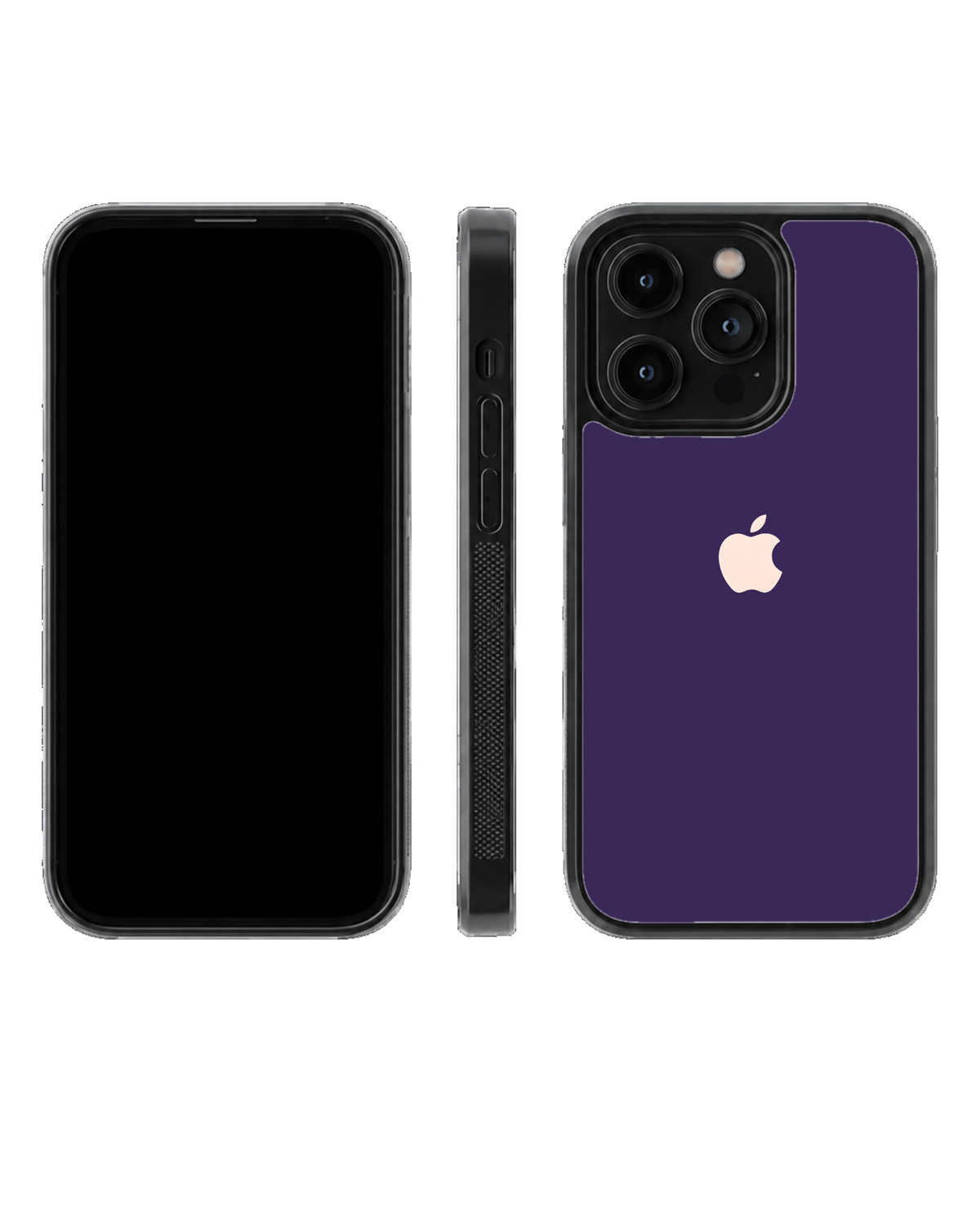 Purple Bite – Minimalist Purple Premium Glass Phone Covr