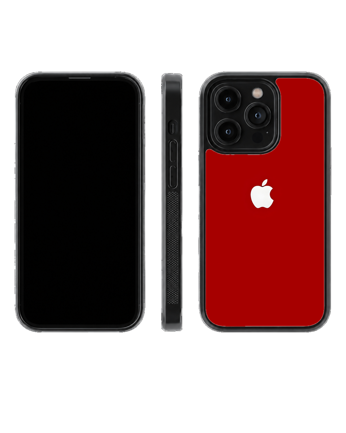 Red Bite – Minimalist Red Premium Glass Phone Covr