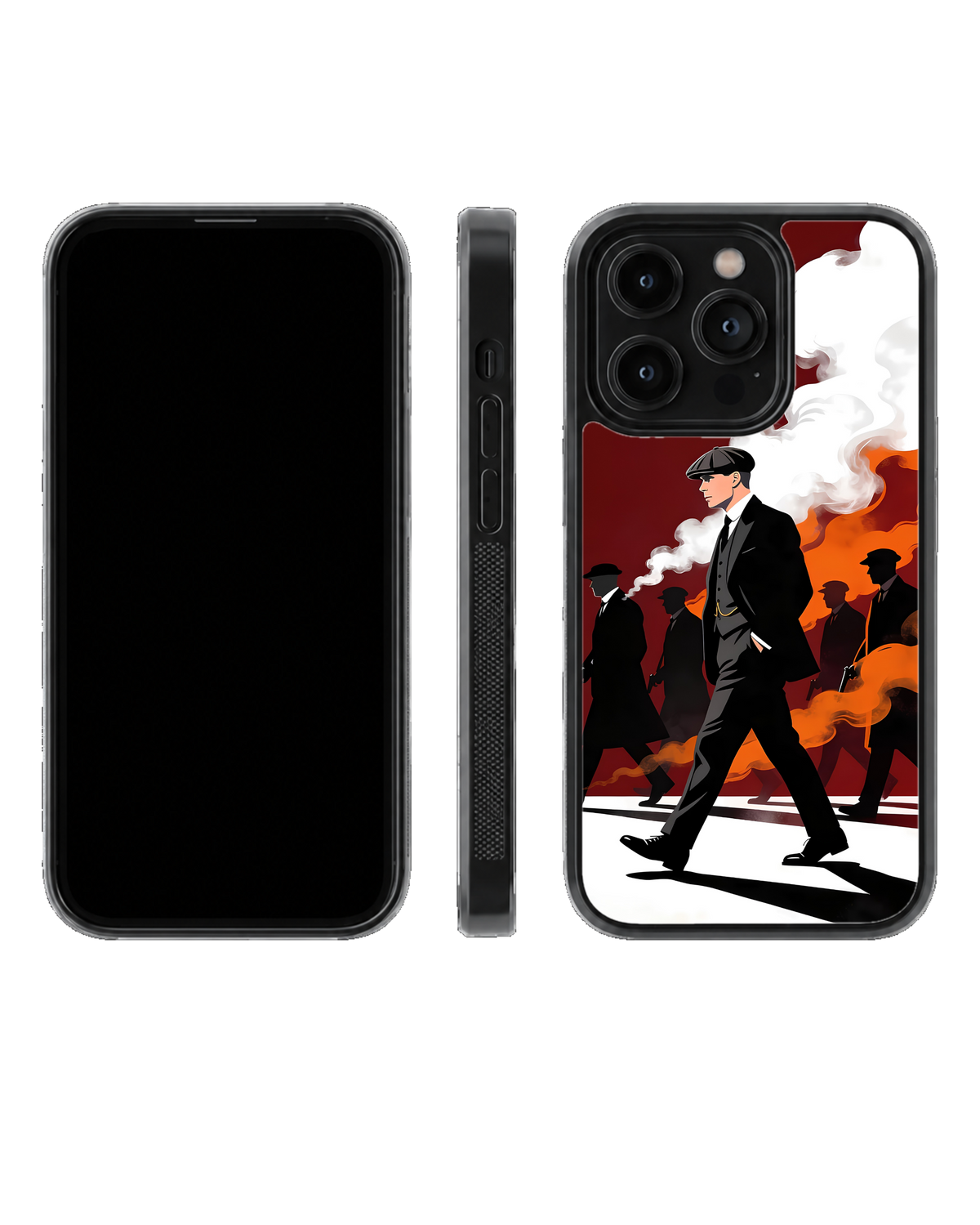 Peaky Blinders Thomas Shelby Vintage Gangster Aesthetic Premium Glass Covr