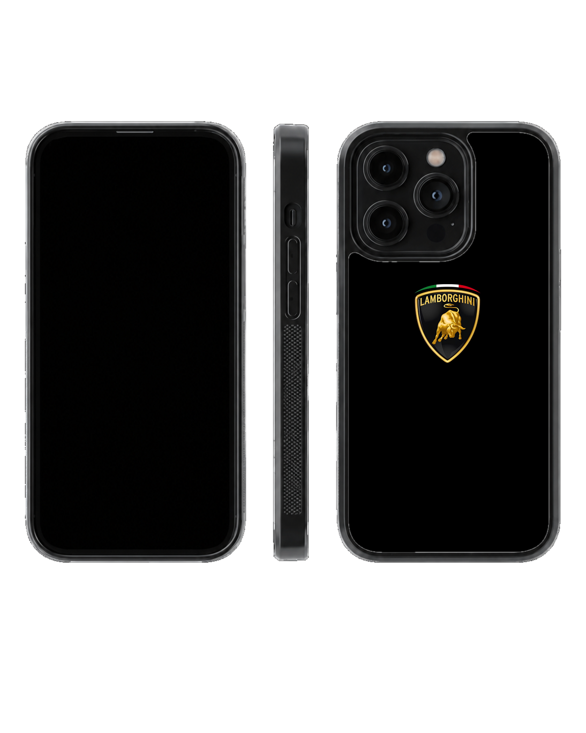 Lamborghini Logo Black Luxury Supercar Premium Glass Covr