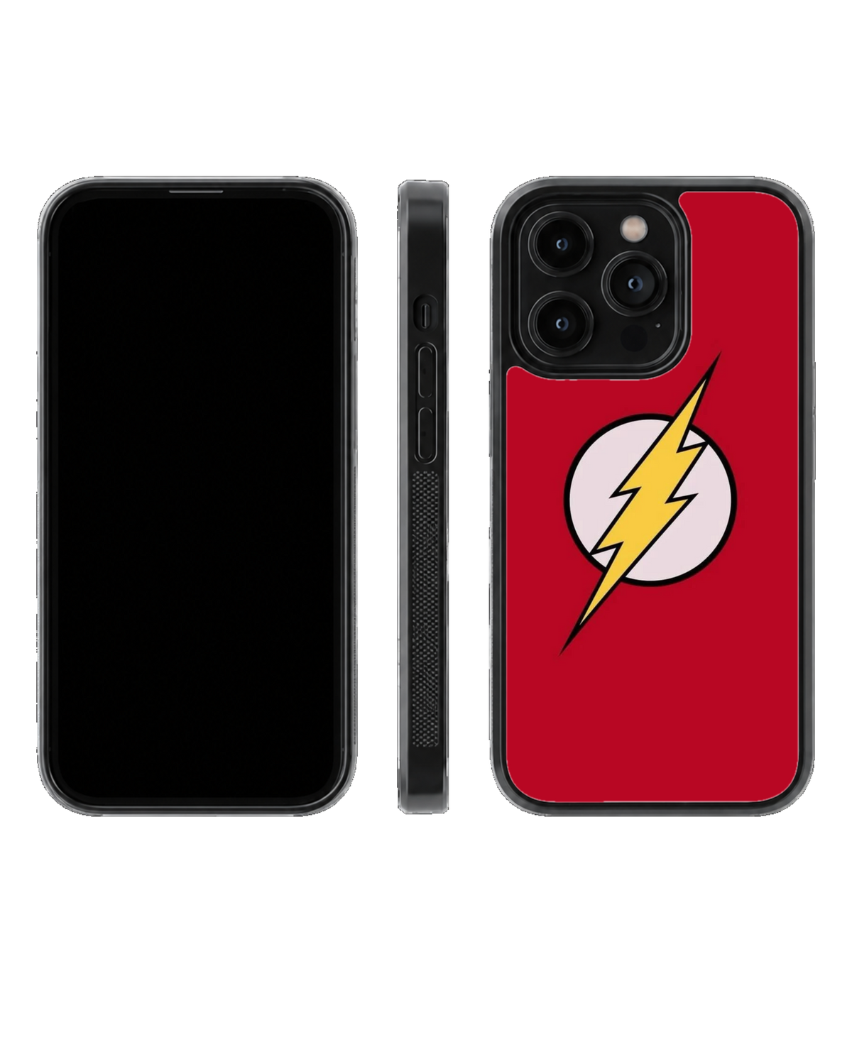 The Flash Classic Lightning Bolt Red Minimalist Superhero Premium Glass Covr