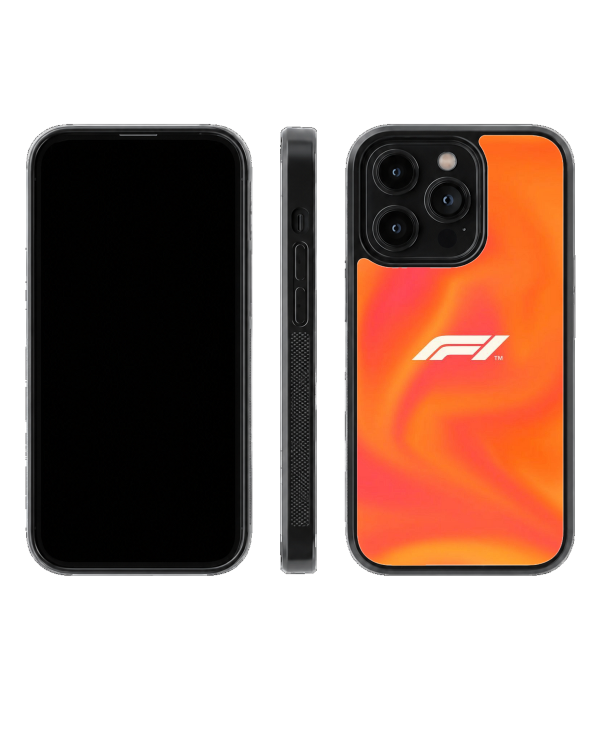 F1 Orange & Red Gradient Racing Motorsport Premium Glass Covr