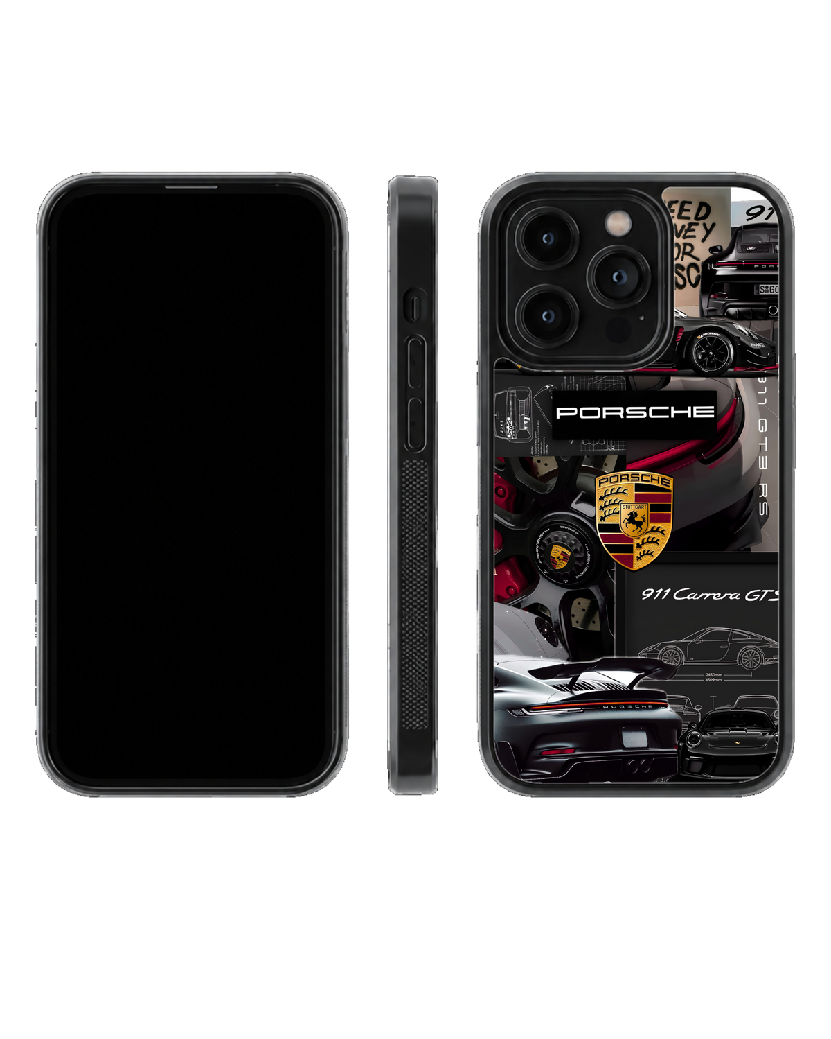 Porsche Racing Aesthetic Premium Glass Phone Covr