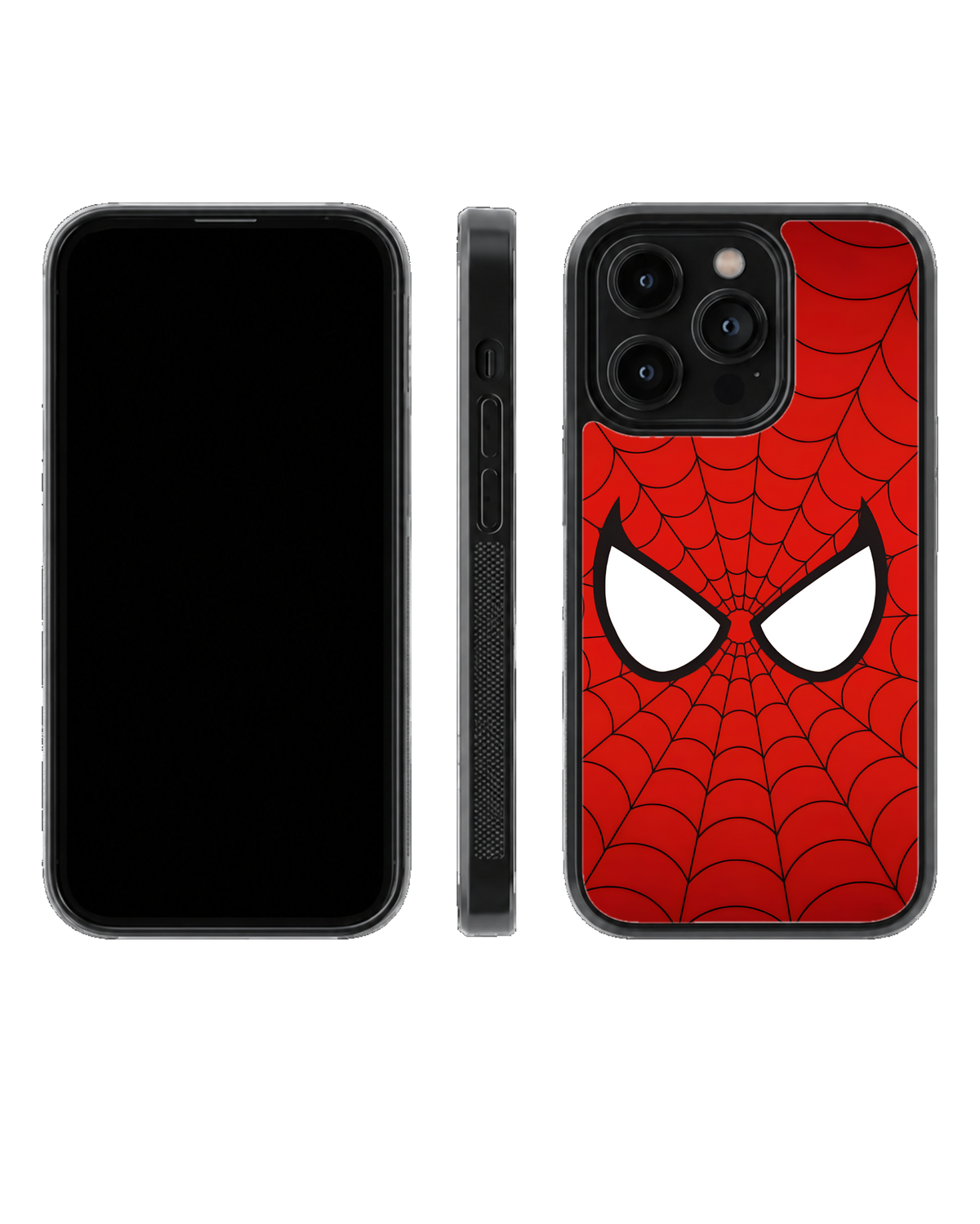 Spider-Man Web Mask Graphic Premium Glass Covr