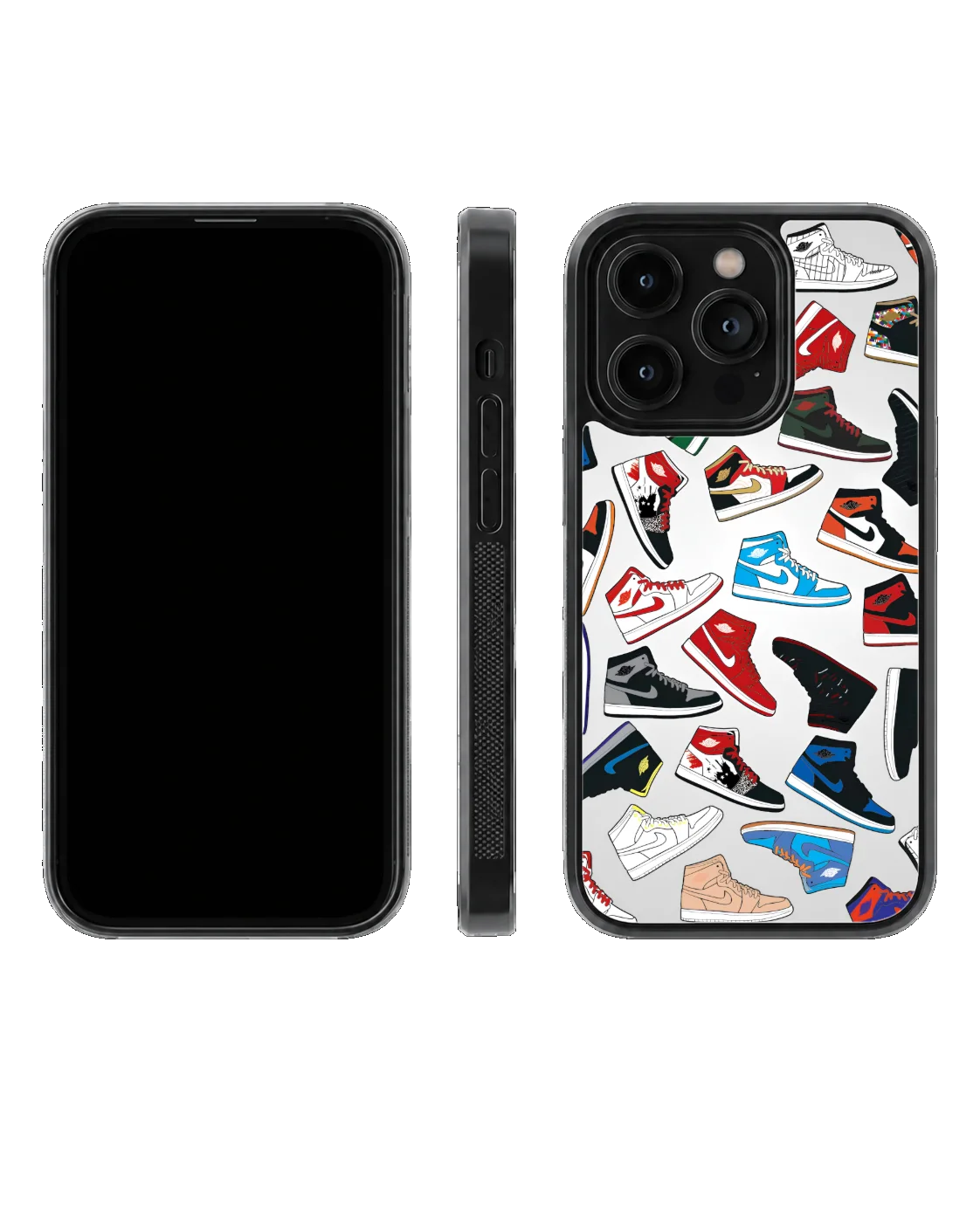 Sneaker Collage Aesthetic Glass Phone Covr