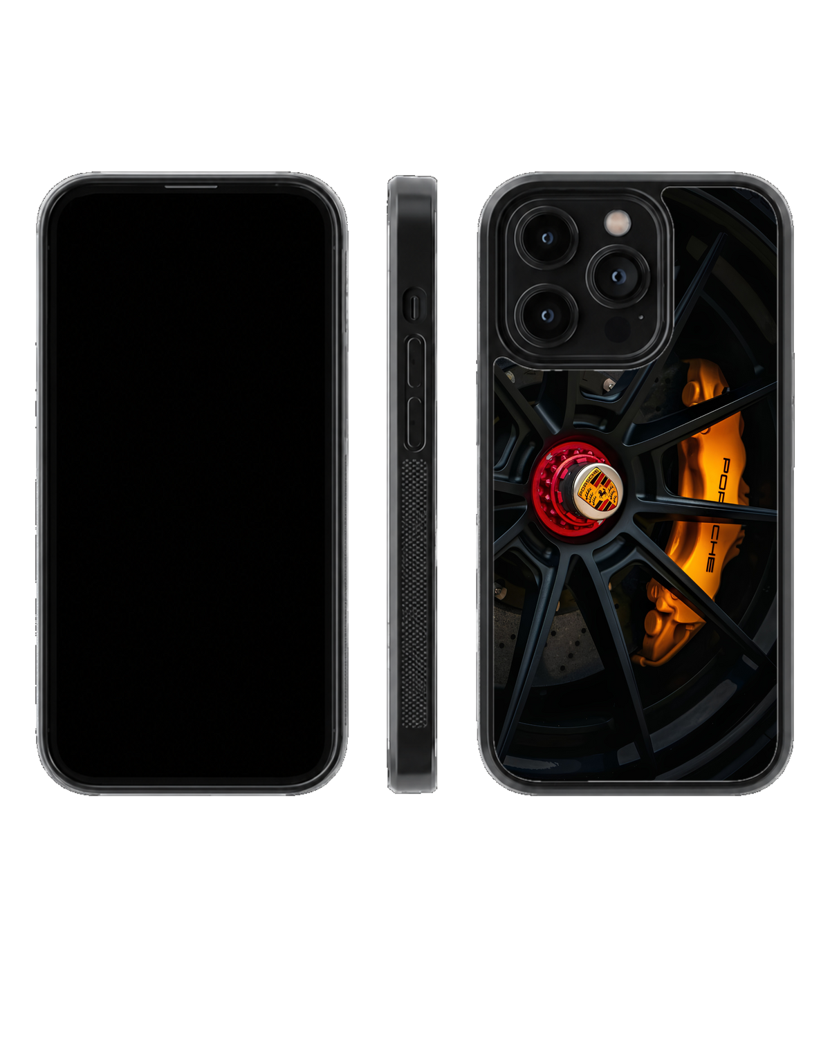 Porsche Wheel Aesthetic Premium Glass Phone Covr