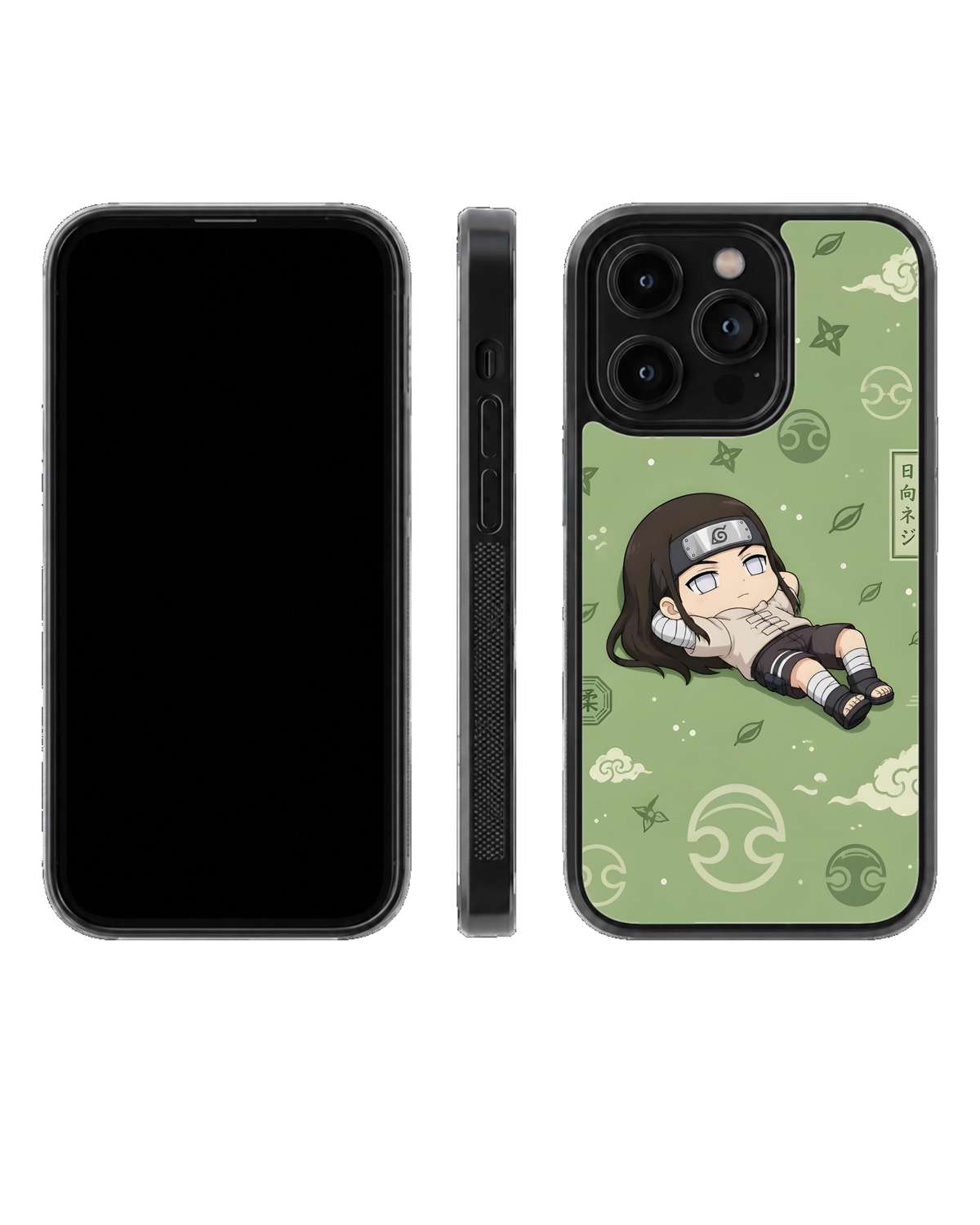 Neji Chibi Character Theme Glass Phone Covr