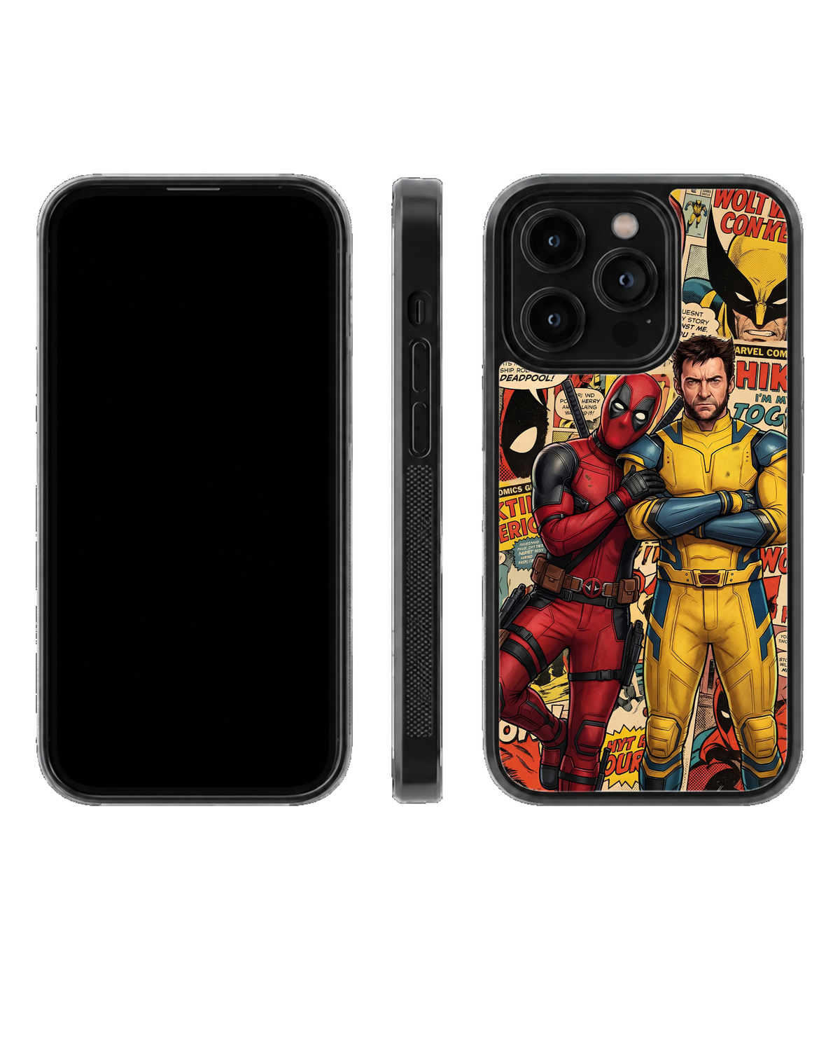 Deadpool & Wolverine Aesthetic Glass Phone Covr