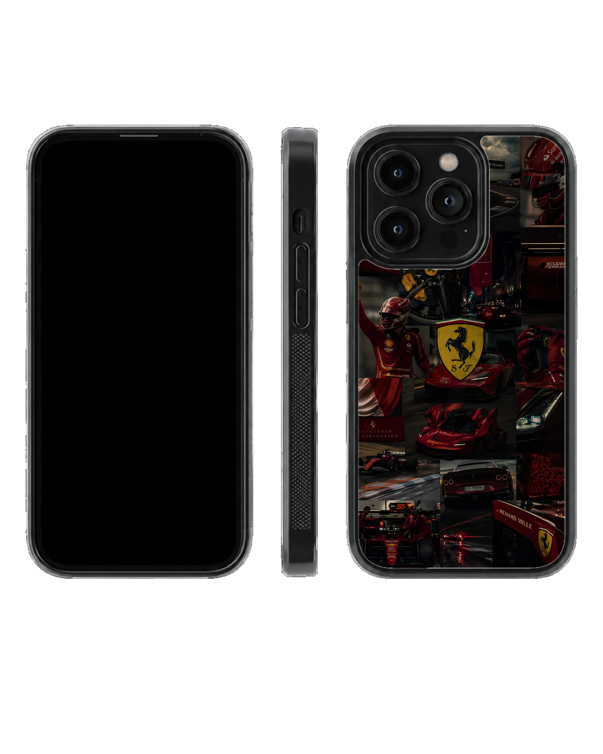 Ferrari Racing Aesthetic Premium Glass Phone Covr