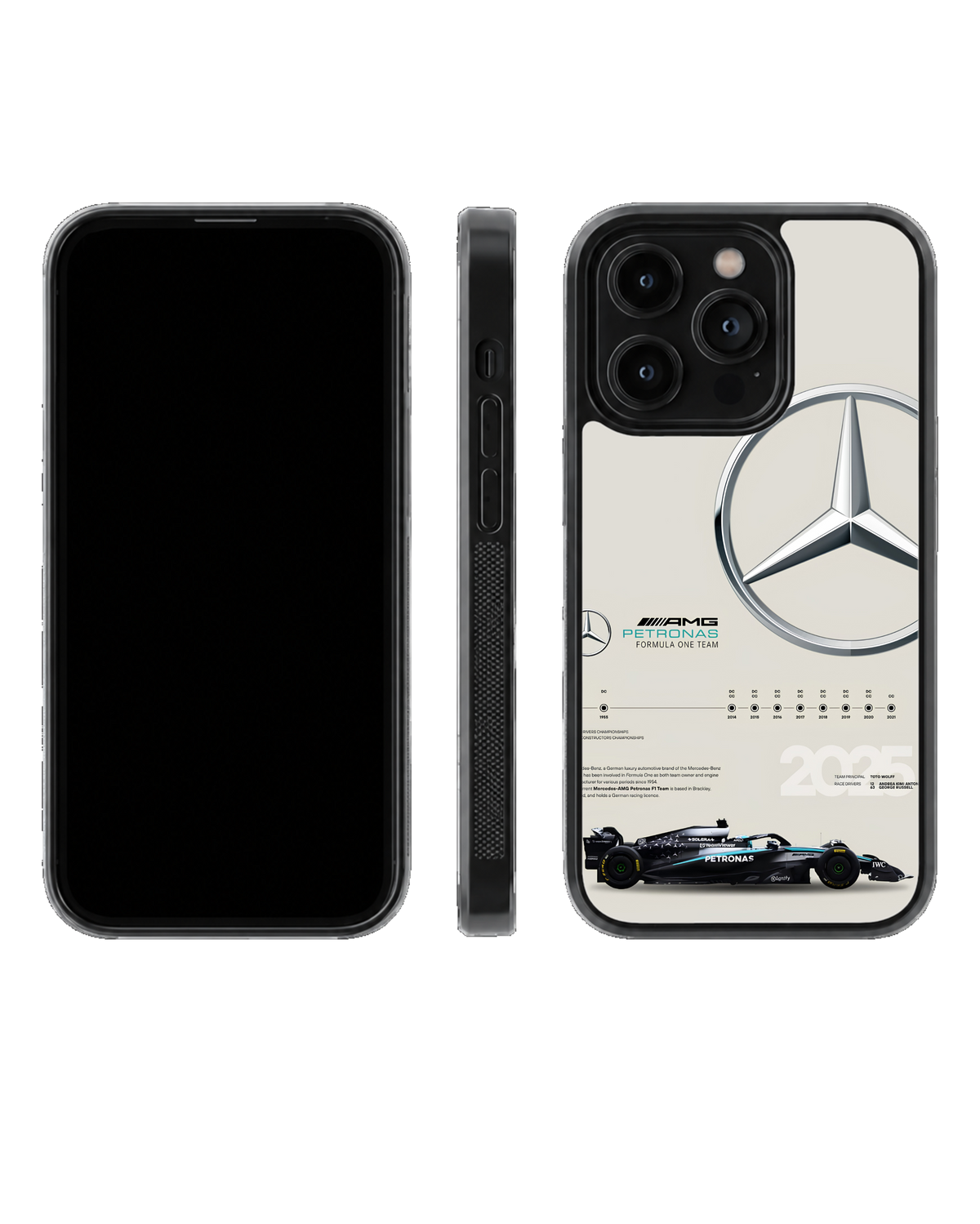 Mercedes AMG Petronas Racing Aesthetic Premium Glass Phone Covr