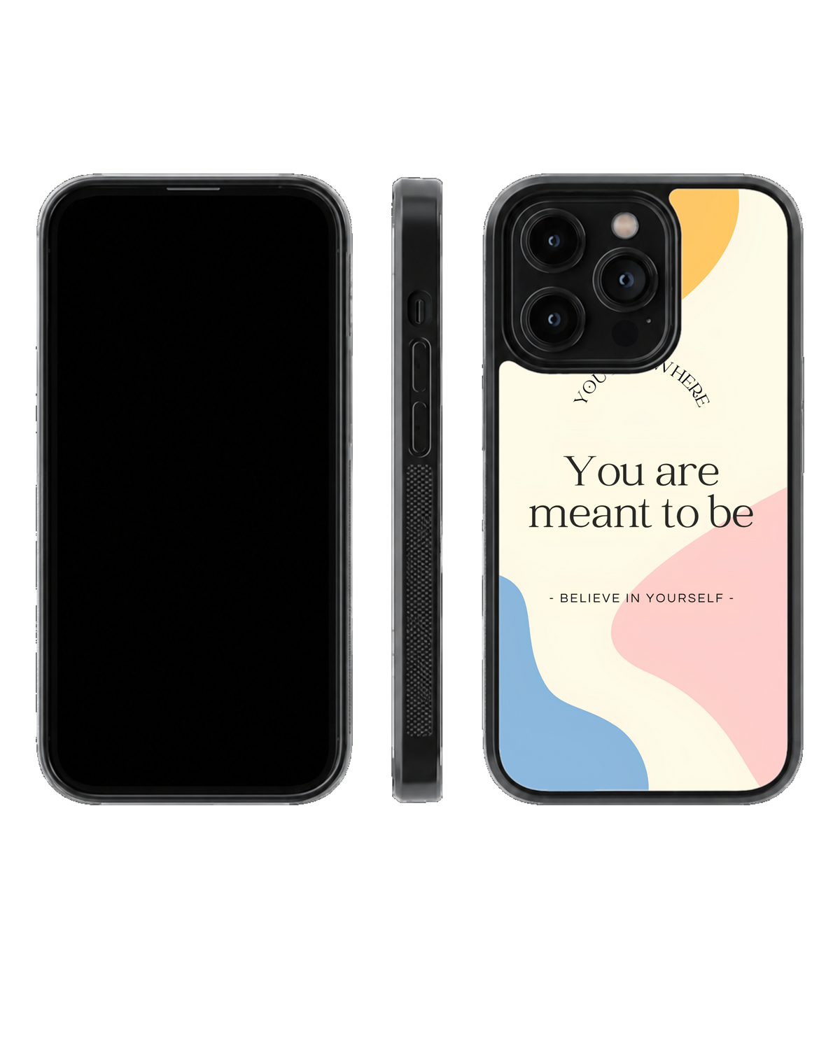 You Are Meant To Be Motivational Aesthetic Premium Glass Covr