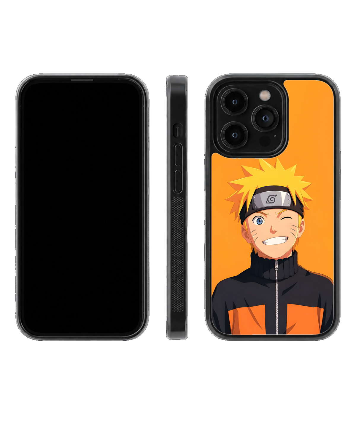 Naruto Theme Glass Phone Covr