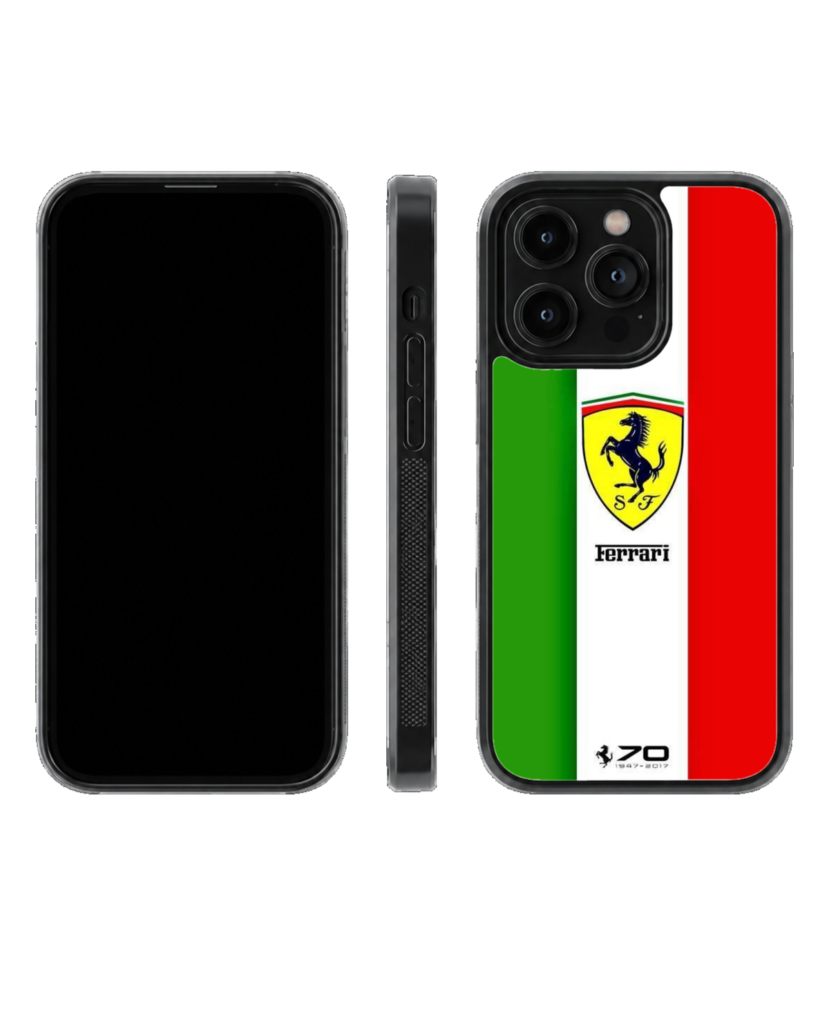 Ferrari Italian Flag Racing Motorsport Premium Glass Covr