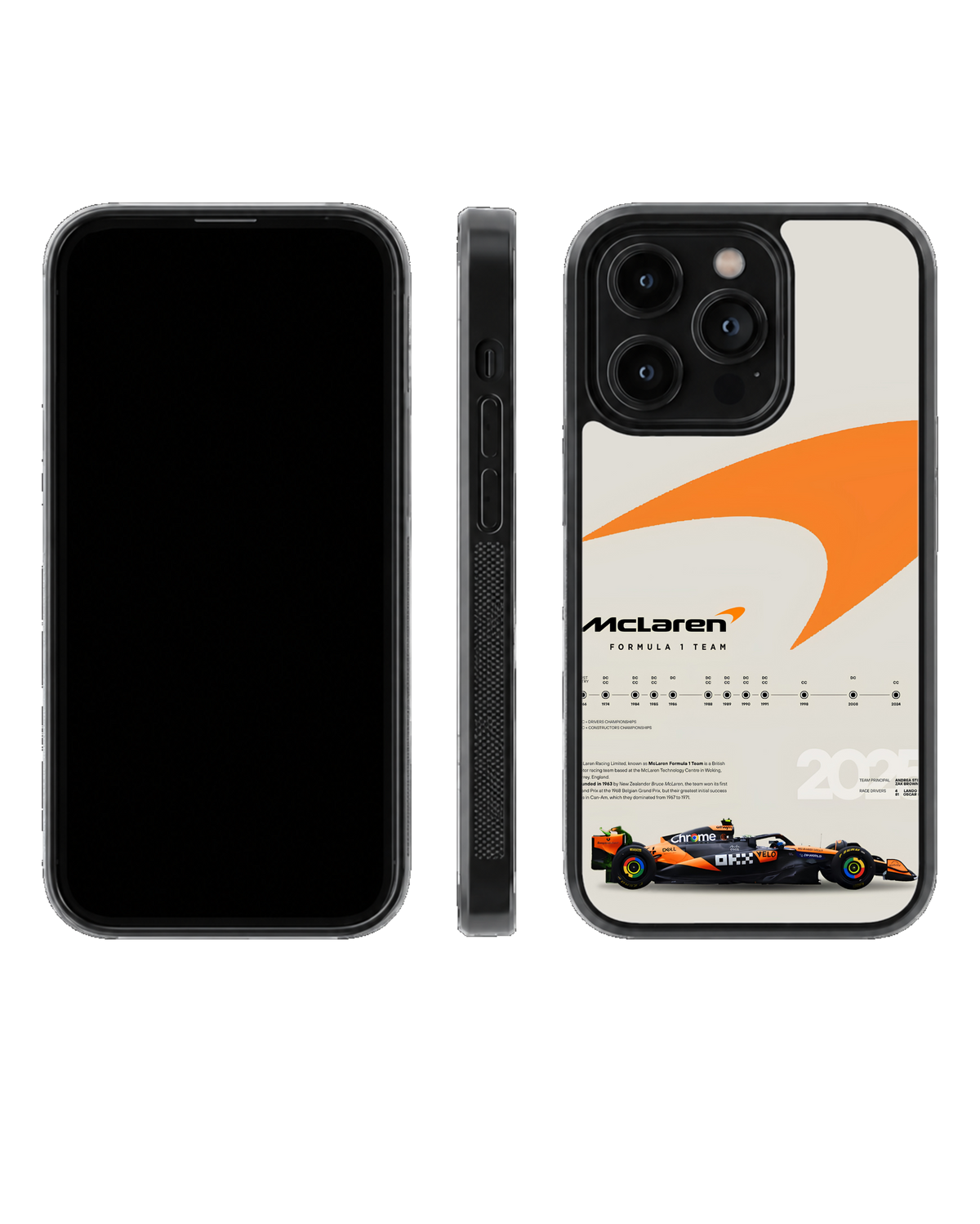 McLaren Racing Aesthetic Premium Glass Phone Covr