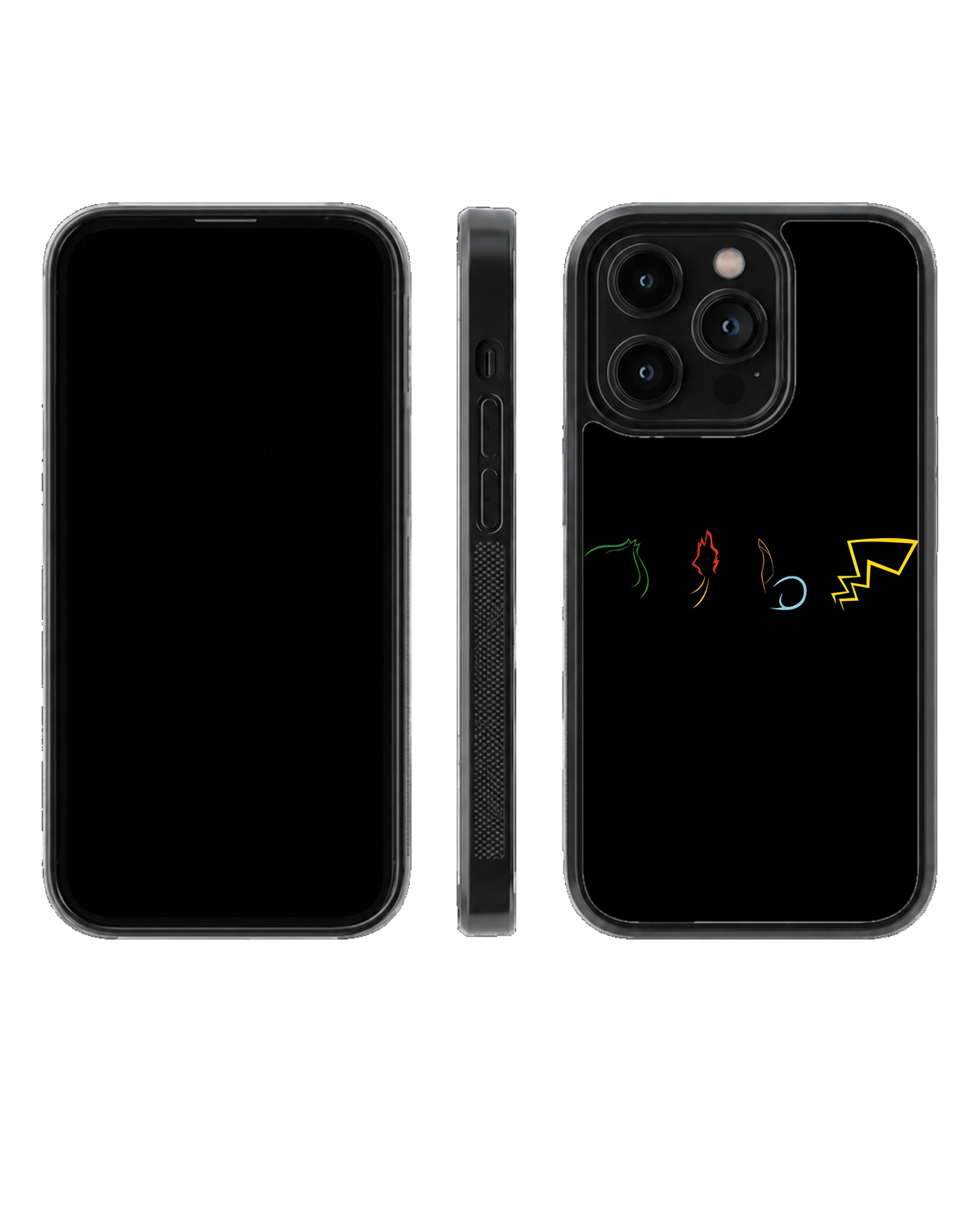 Pokemon Starters Theme Glass Phone Covr
