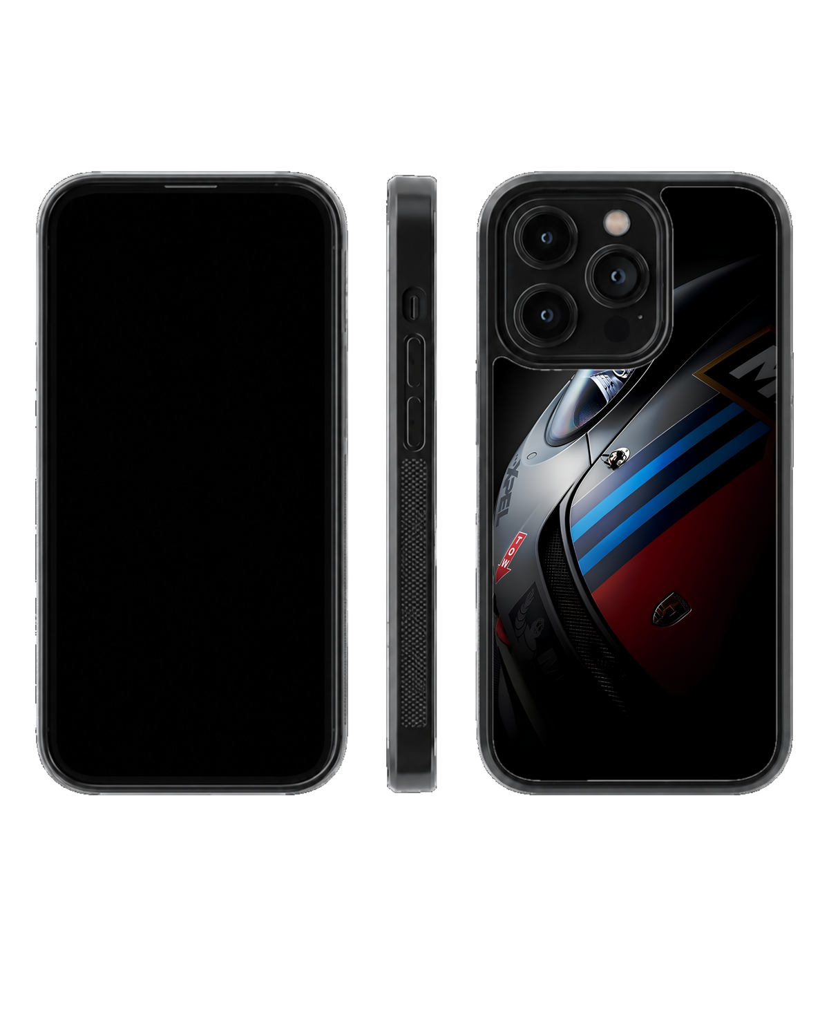 Porsche Aesthetic Sports Car Premium Glass Phone Covr