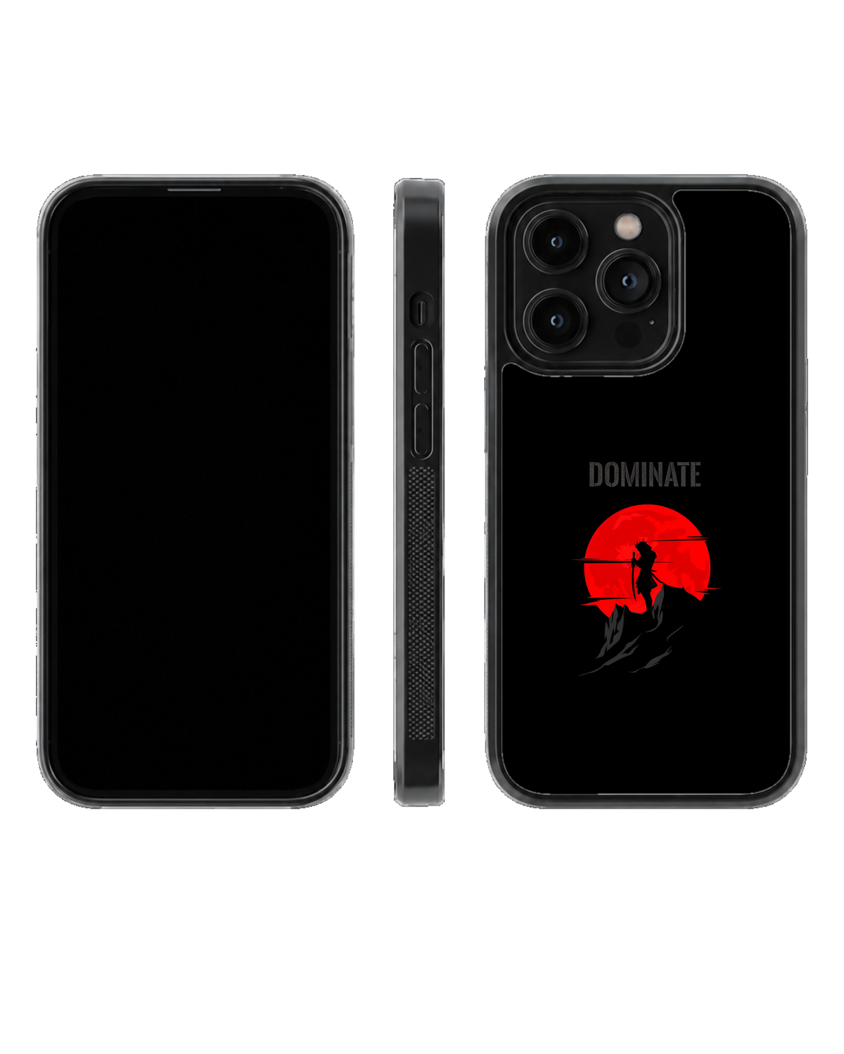 Dominate Motivation Aesthetic Glass Phone Covr